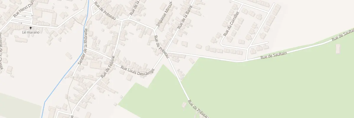 Plan du 21 Rue de Preseau à Aulnoy-lez-Valenciennes