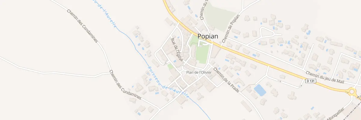Plan du 3 Rue de l’Eglise à Popian