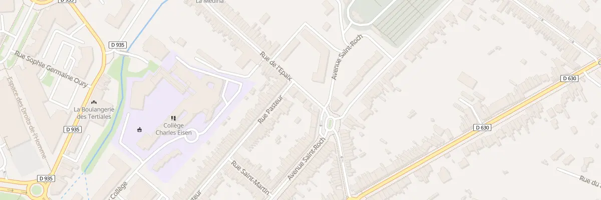 Plan du 9 Rue de l’Epaix à Valenciennes