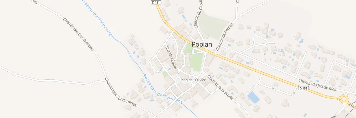 Plan du 9 Rue de la Serre à Popian