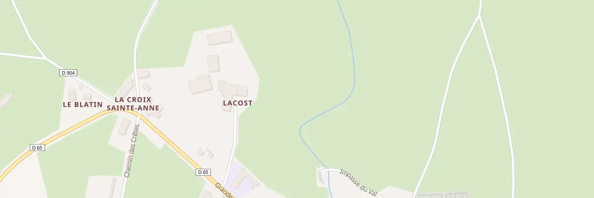 Plan du 5023 Lacost à Domaize