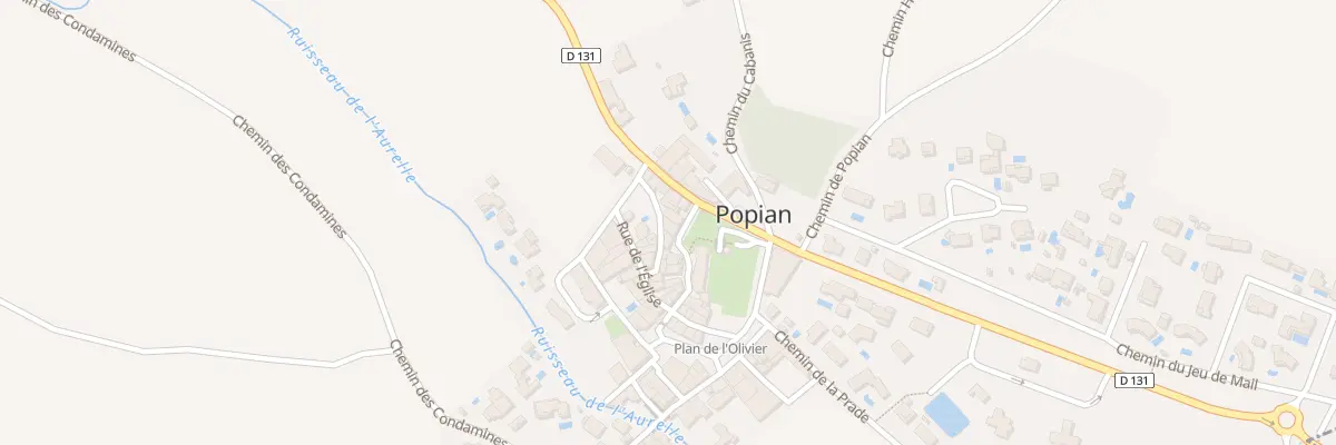 Plan du 3 Rue de la Serre à Popian