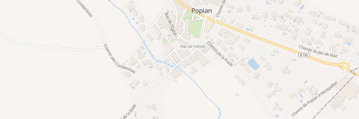 Plan du 6 Av de Laurelle à Popian