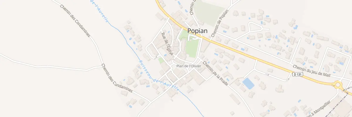 Plan du 5 Rue de l’Olivier à Popian