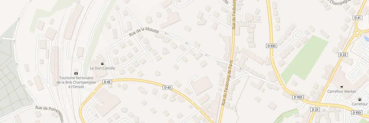 Plan du 9 Rue de la Molotte à Montmirail