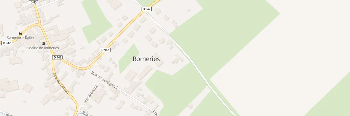 Plan du 6 Rue Paul Bisiau à Romeries
