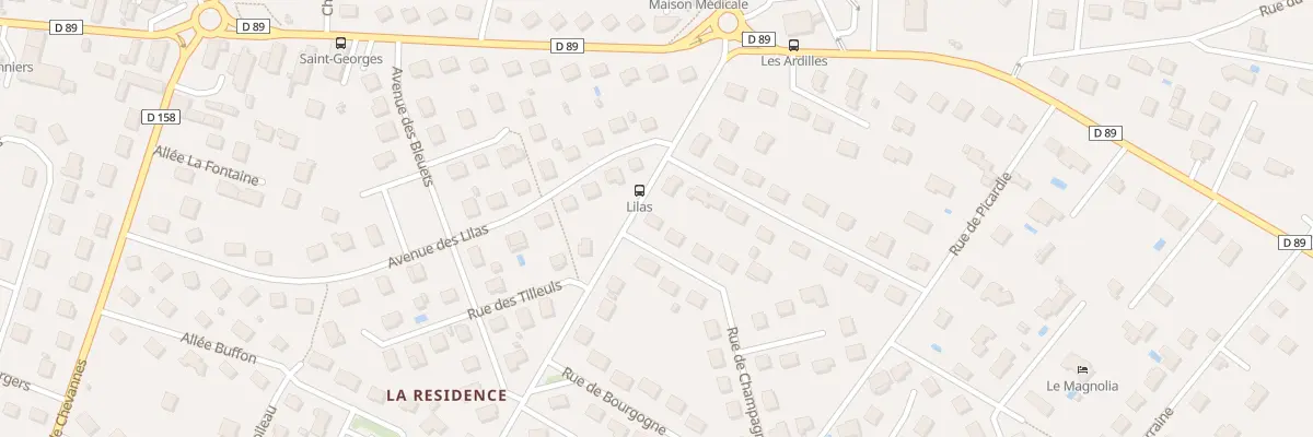 Plan du 9 Av des Ardilles à Saint-Georges-sur-Baulche