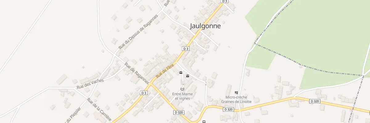 Plan du 2B Pl de la Mairie à Jaulgonne