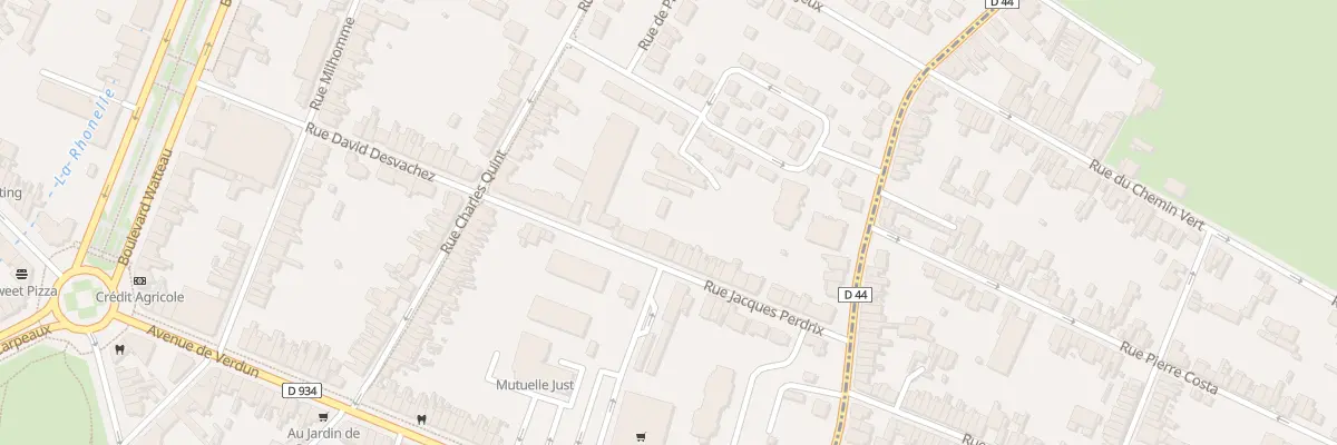 Plan du 23 Rue Jacques Perdrix à Valenciennes