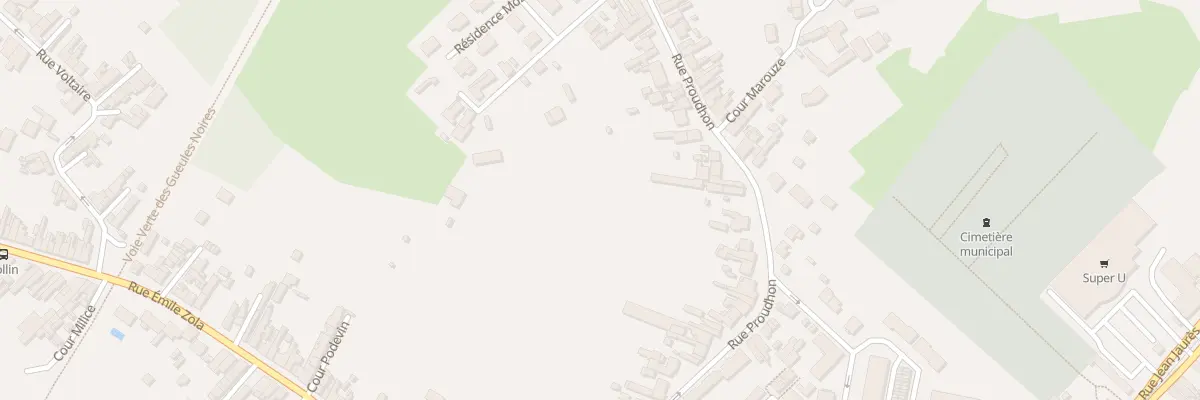 Plan du 62 Rue Proudhon à Bruay-sur-l’Escaut