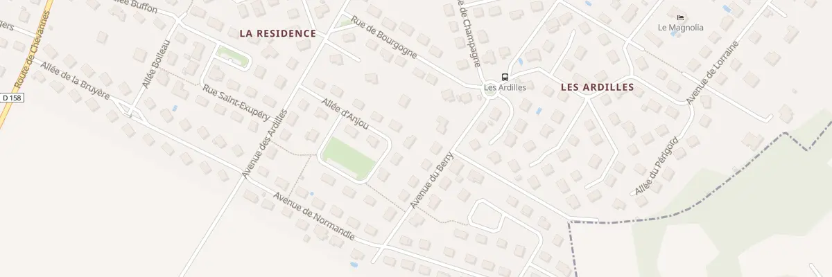Plan du 12 All d’Anjou à Saint-Georges-sur-Baulche