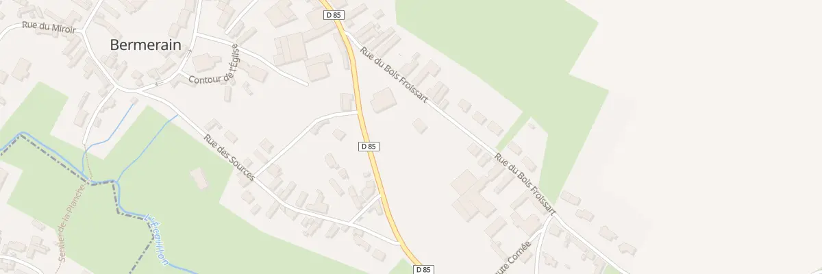 Plan du 92 Rue du Bois Froissart à Bermerain