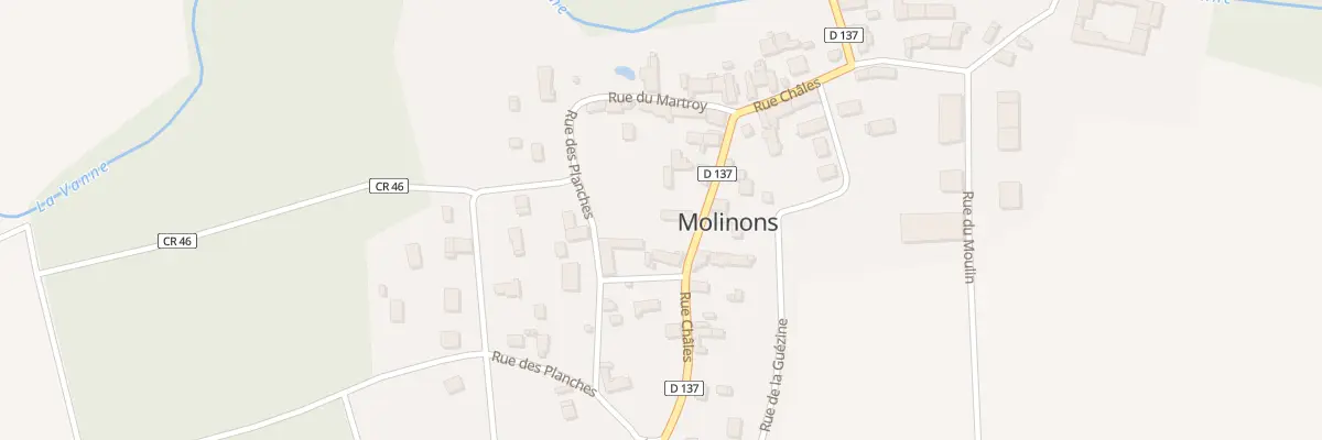 Plan du 32 Rue Châles à Molinons