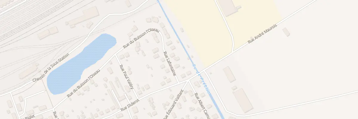 Plan du 6 Rue Lafontaine à Migennes