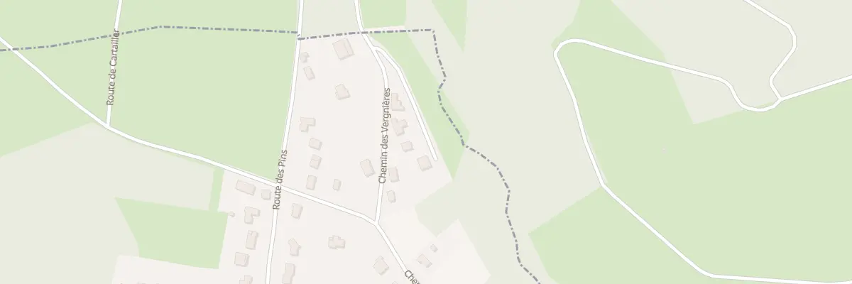 Plan du 6 Che des Vergnieres à Escoutoux
