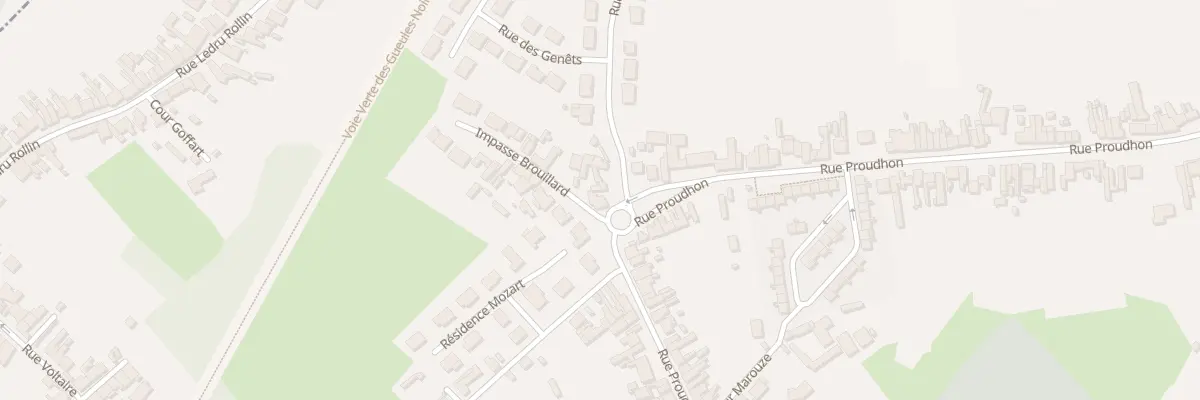 Plan du 116 Rue Proudhon à Bruay-sur-l’Escaut