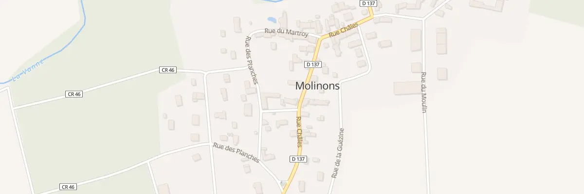 Plan du 34 Rue Châles à Molinons