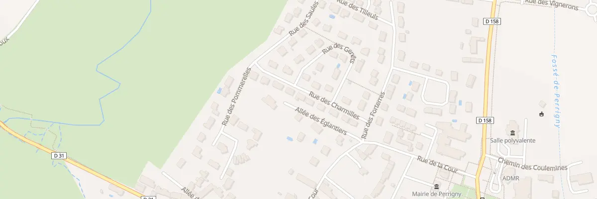 Plan du 11 Rue des Charmilles à Perrigny