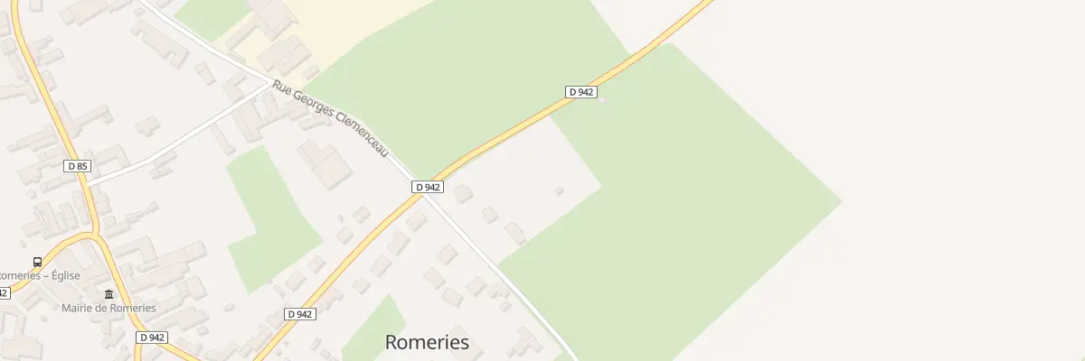 Plan du 3 Rue Paul Bisiau à Romeries