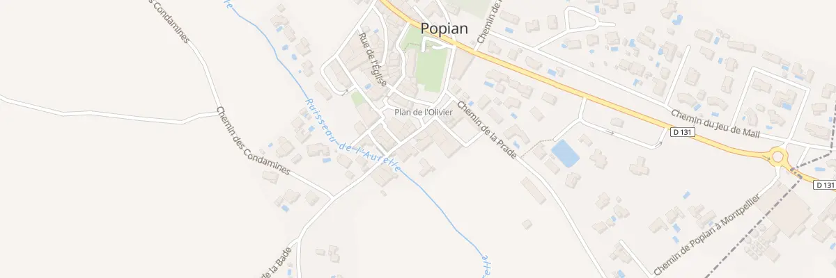 Plan du 21 Av de Laurelle à Popian