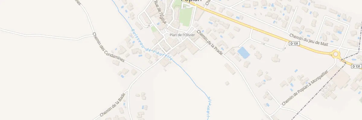 Plan du 25 Av de Laurelle à Popian