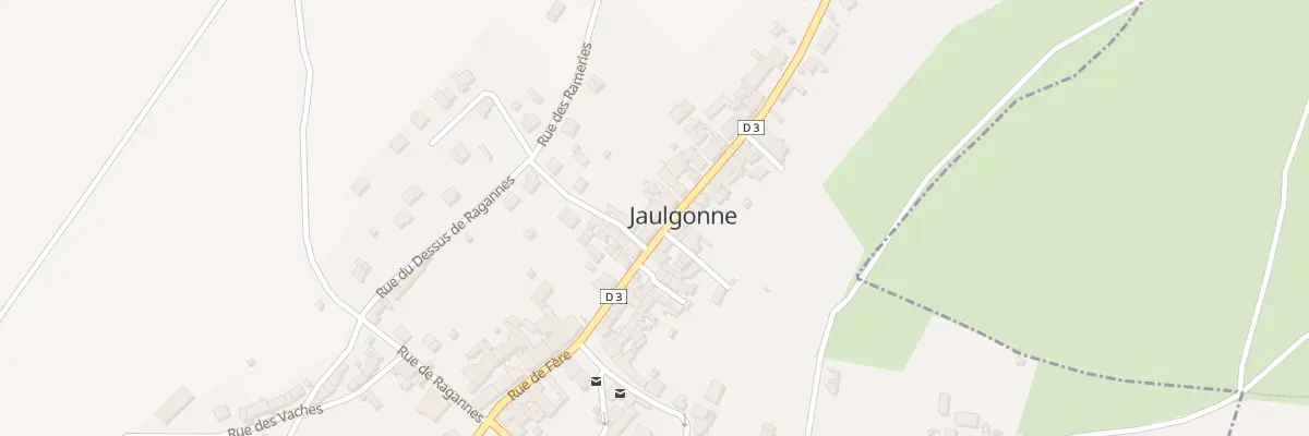 Plan du 27 Rue de Fère à Jaulgonne