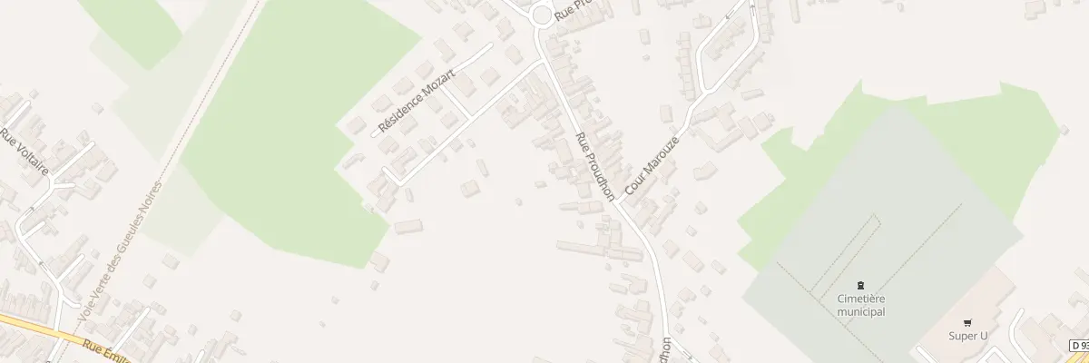 Plan du 84B Rue Proudhon à Bruay-sur-l’Escaut