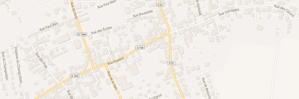 Plan du 7 Rue Pasteur à Cheny