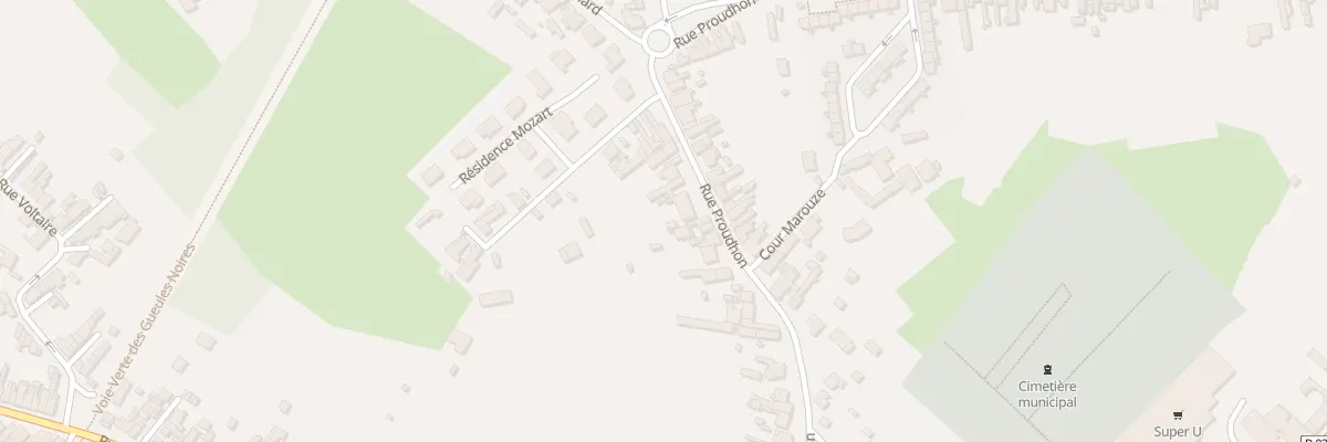 Plan du 92 Rue Proudhon à Bruay-sur-l’Escaut