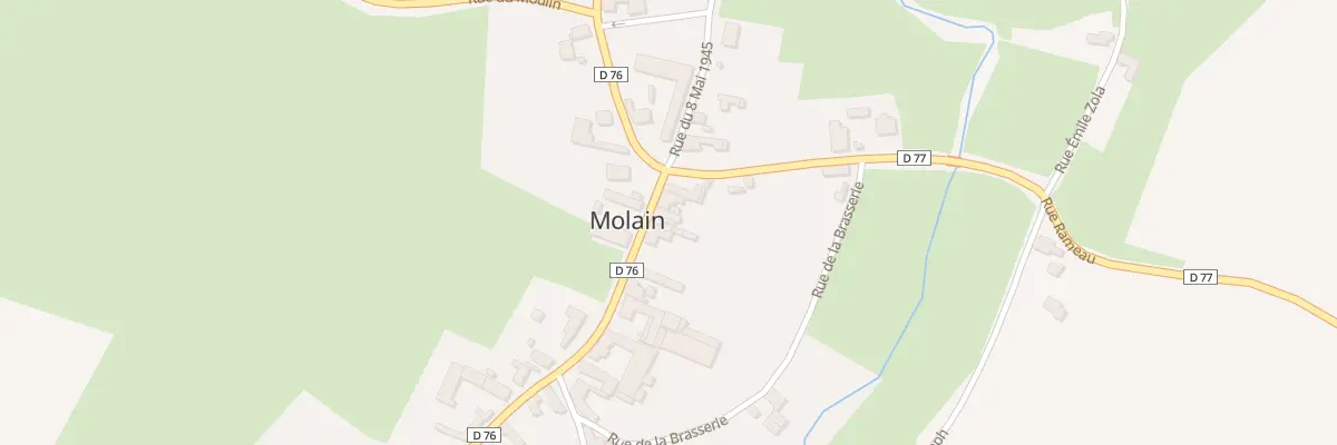 Plan du 1 Rue Jean Jaurès à Molain