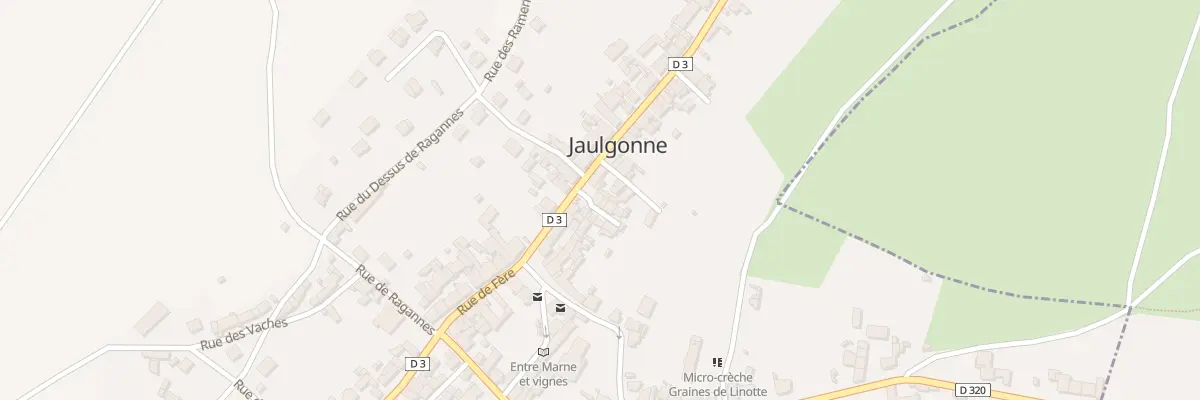 Plan du 1 Pl de l’Orme à Jaulgonne