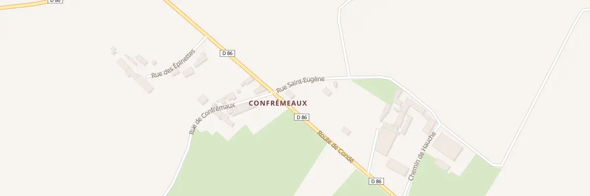 Plan du 8 Rte de Condé à Courboin