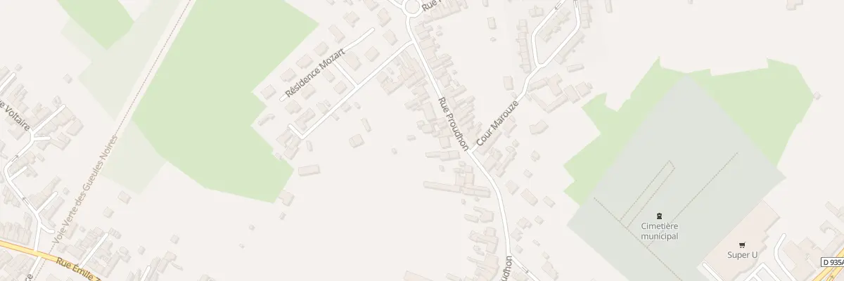 Plan du 84 Rue Proudhon à Bruay-sur-l’Escaut