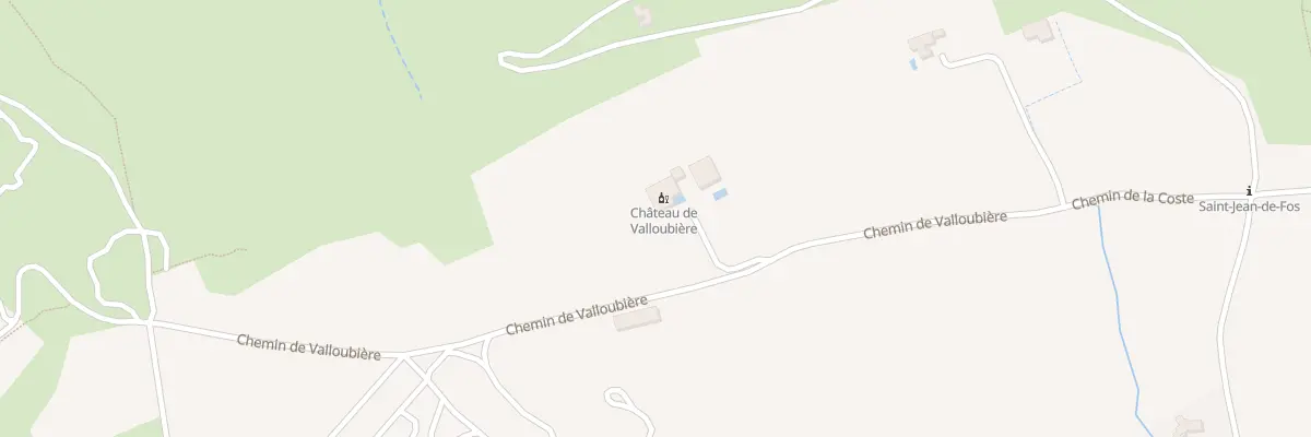Plan du 400 Che de Valloubière à Saint-Jean-de-Fos