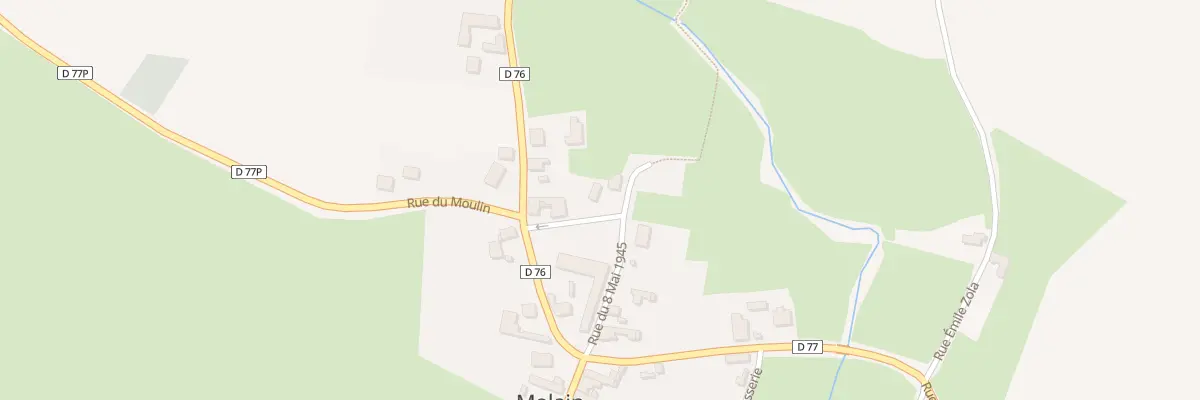Plan du 1 Rue du 8 Mai 1945 à Molain