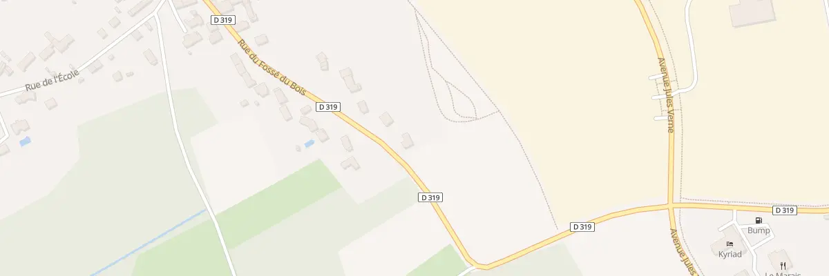 Plan du 20 Rue du Fossé du Bois à Appoigny