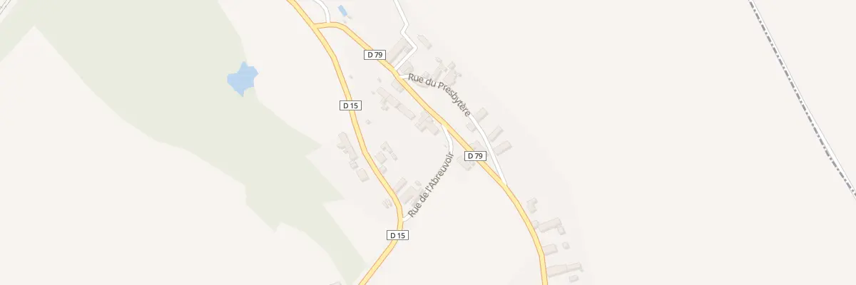 Plan du 2 Rue de l’Abreuvoir à Loupeigne