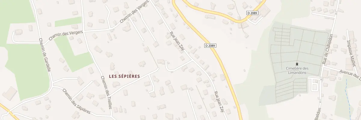 Plan du 99 Rue Jean Zay à Thiers