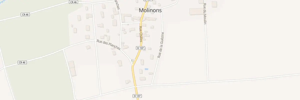 Plan du 39 Rue Châles à Molinons