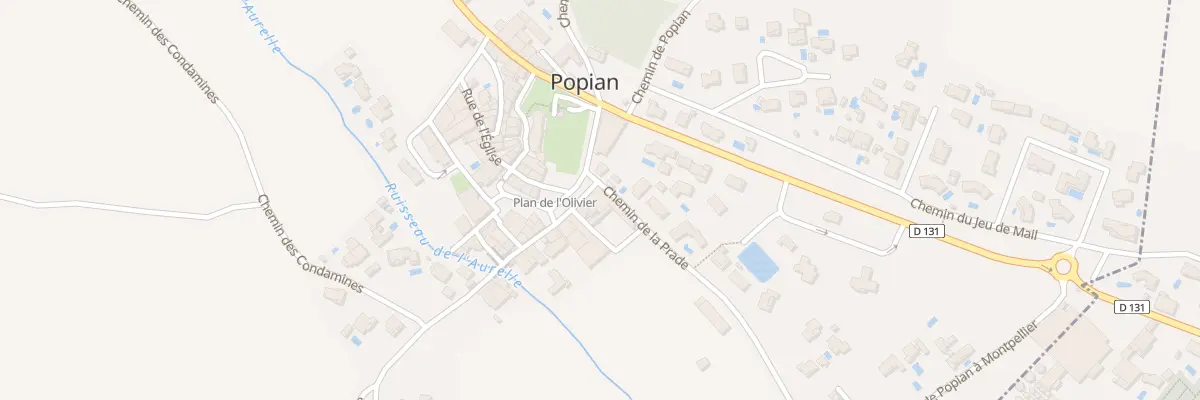 Plan du 7 Av de Laurelle à Popian