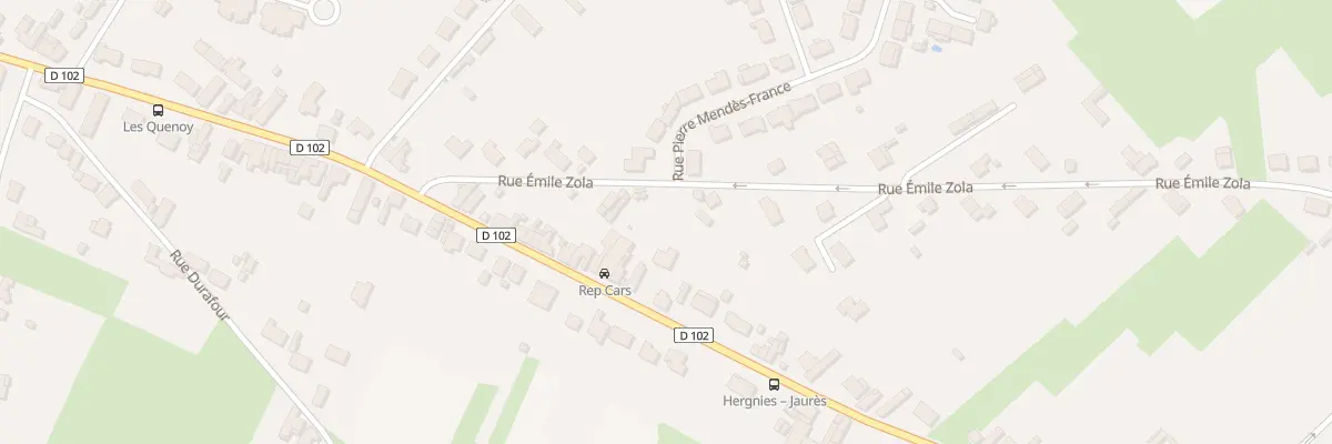 Plan du 85 Rue Jean Jaurès à Hergnies