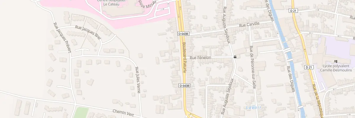 Plan du 72 Bd Paturle au Cateau-Cambrésis