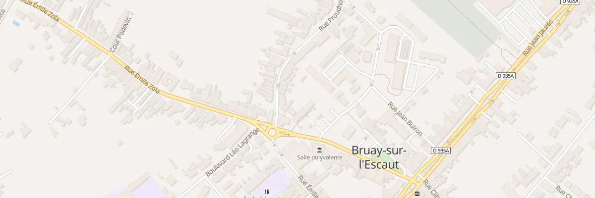 Plan du 1 Rue Proudhon à Bruay-sur-l’Escaut