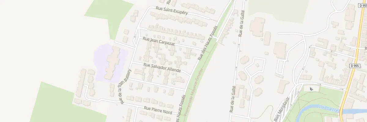 Plan du 1 Rue Jean Carpezat au Cateau-Cambrésis
