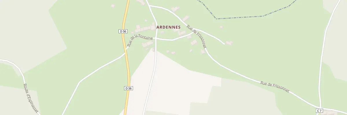 Plan du 5227 Ardennes Sud à Fayet-Ronaye