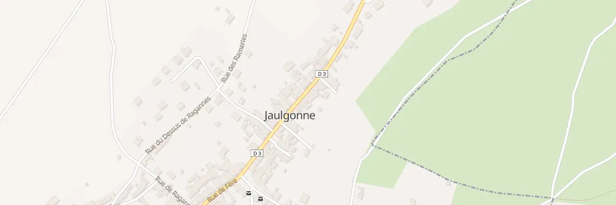 Plan du 34 Rue de Fère à Jaulgonne
