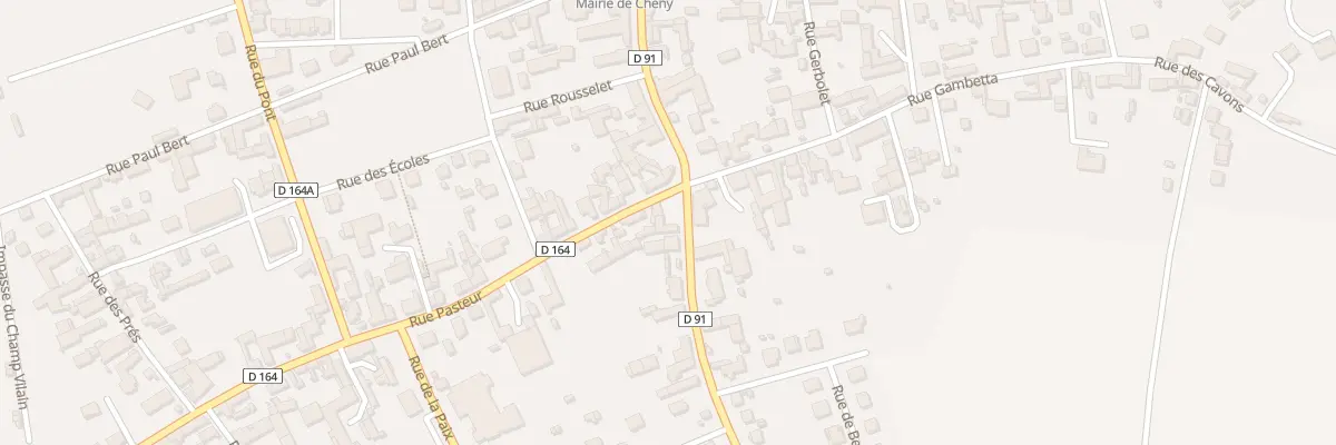Plan du 2 Rue de Chablis à Cheny