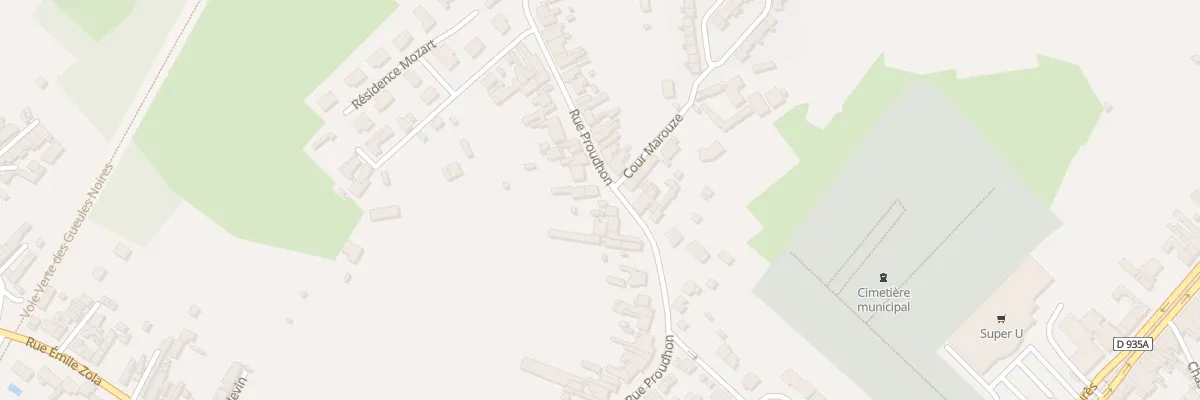 Plan du 82 Rue Proudhon à Bruay-sur-l’Escaut
