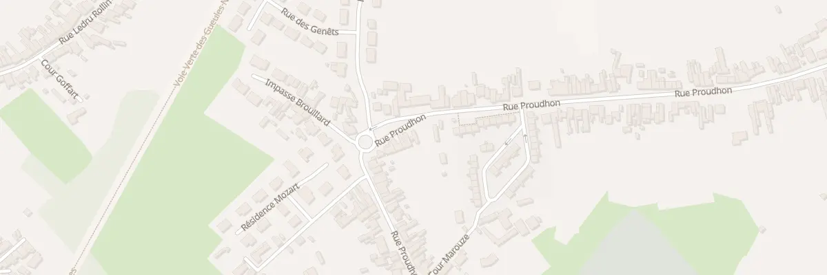 Plan du 107E Rue Proudhon à Bruay-sur-l’Escaut