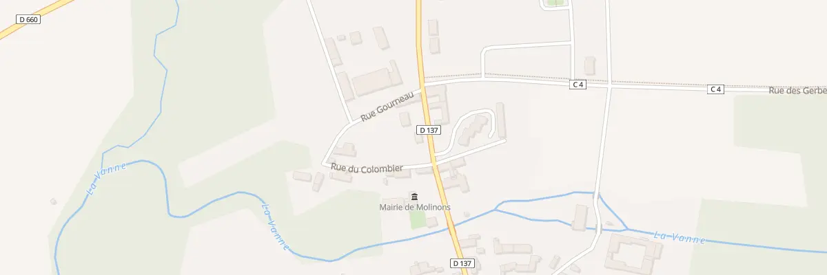 Plan du 8 Rue Châles à Molinons
